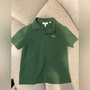 Lacoste Green Polo Shirt Classic Design